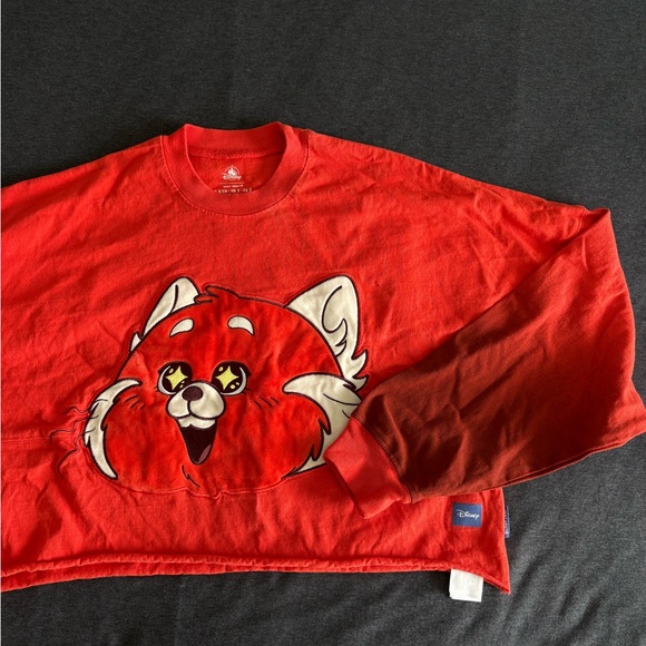 Disney Tops - Disney Pixar Turning Red Panda Mei Cropped Spirit Jersey Freakin Adorable Ombre